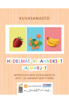 A6 Kuvasanasto - Hedelmät, vihannekset ja marjat