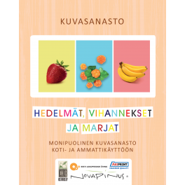 A6 Kuvasanasto - Hedelmät, vihannekset ja marjat